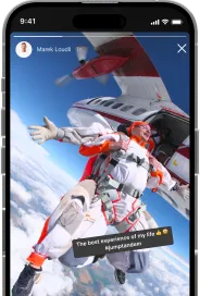 Tandem skydiving Jump-tandem